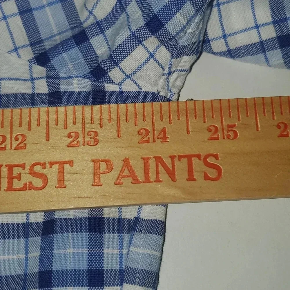 Ralph Lauren Plaid Short Sleeve Shirt Mens Size L - Picture 10 of 11